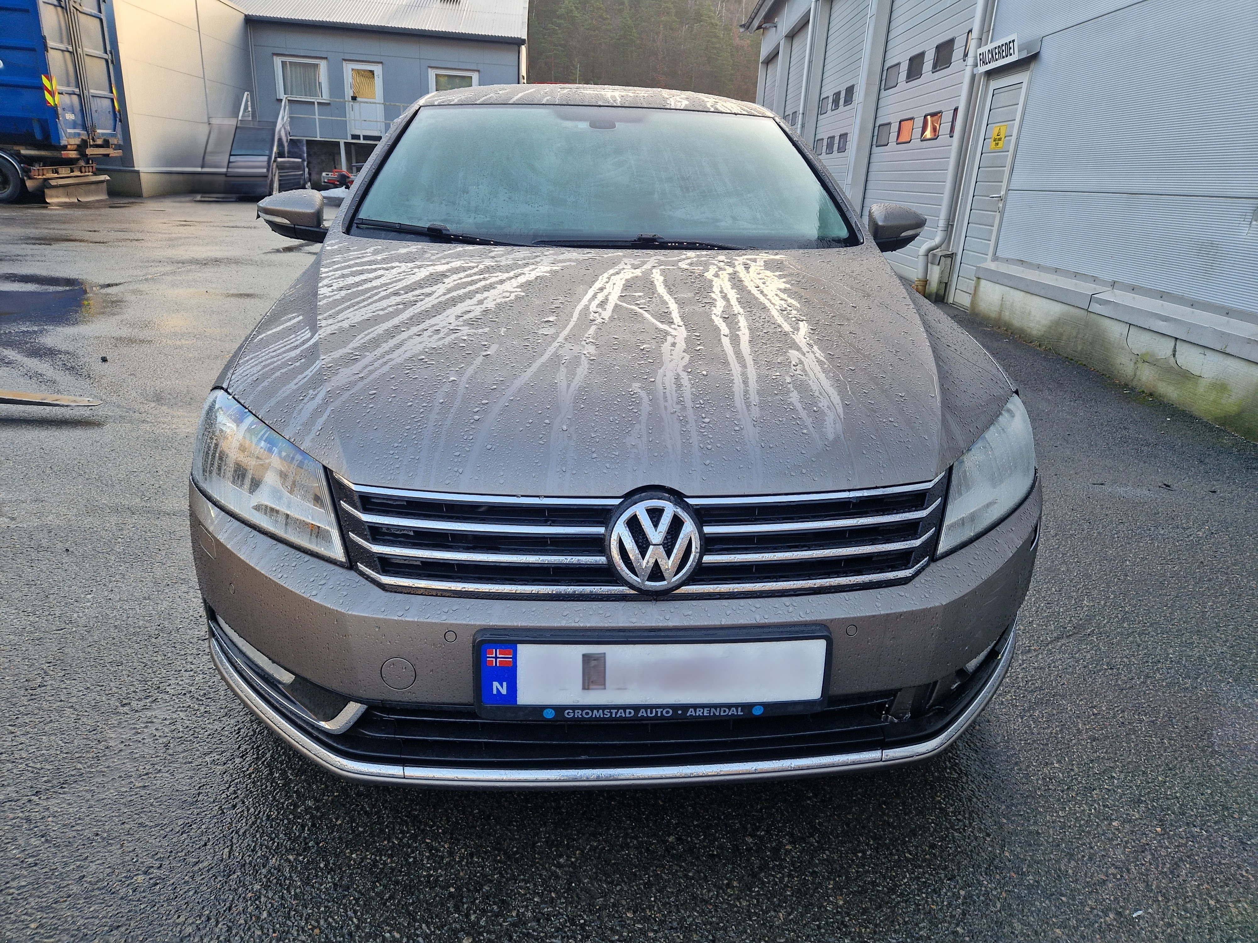 Rød gammel volvo